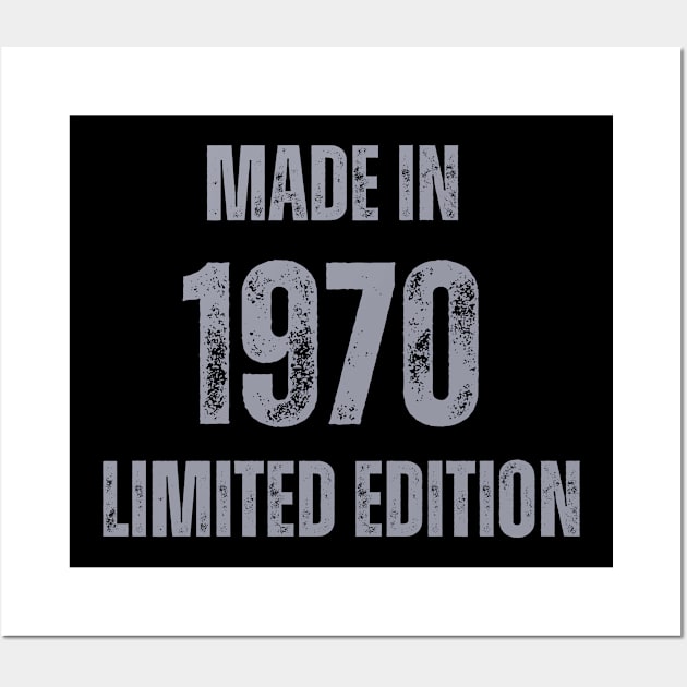 Vintage Made in 1970, Limited Edition  , Gift for Mom Dad Birthday Wall Art by Mary_Momerwids